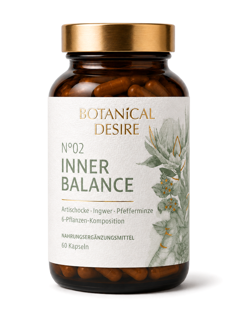 Botanical Desire N°02 Inner Balance — Glas mit 60 Kapseln