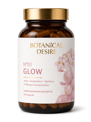 Botanical Desire N°01 Glow — Glas mit 60 Kapseln