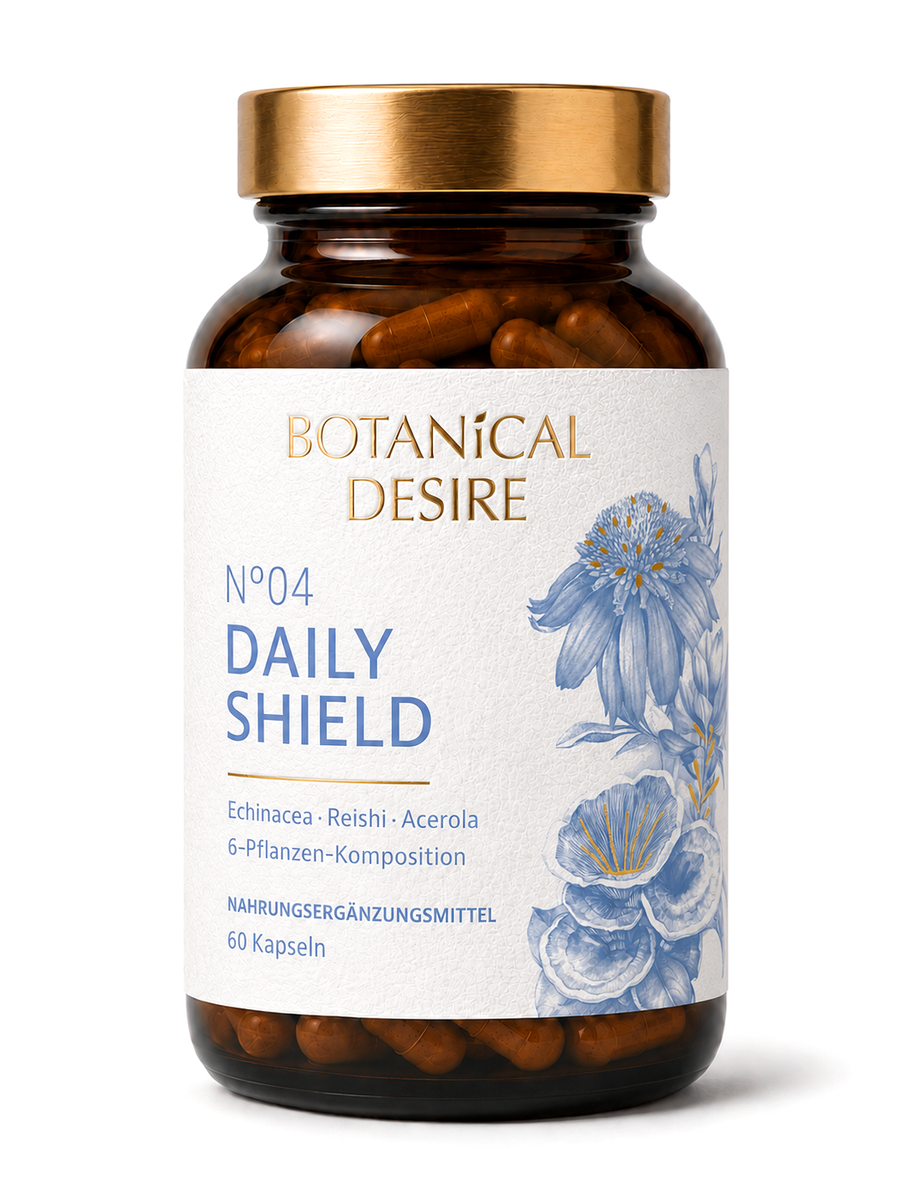 Botanical Desire N°04 Daily Shield — Glas mit 60 Kapseln